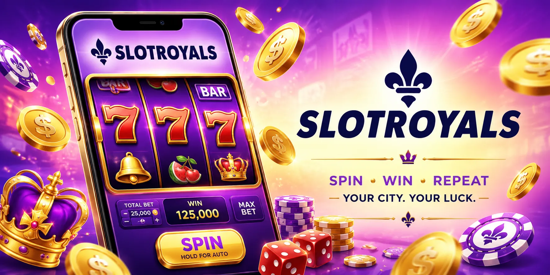 SlotRoyals Casino App Screenshot